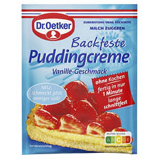Cake helper, Puddingcreme