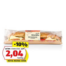 Sveži sendvič, grajska