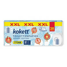 XXL Toalettpapír, 20 tekercs