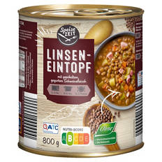 Linseneintopf 800 g, Fleisch