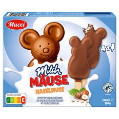 Milchmaus Stieleis 260 ml, Haselnuss