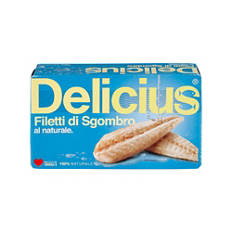 Filetti di sgombro al naturale