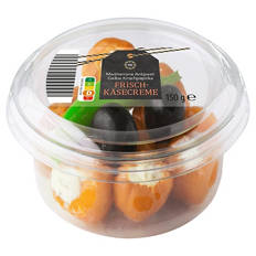 Kirschpaprika 150 g, Gelbe Kirschpaprika-Frischkäse