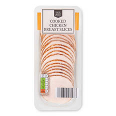 Cooked Chicken Breast Slices