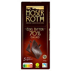 Dunkle Schokolade 125 g, Edelbitter 70 % Kakao