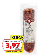 Domača dimljena salama