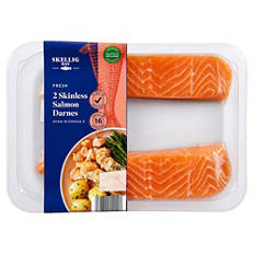 Skinless Salmon Fillets 2 Pack