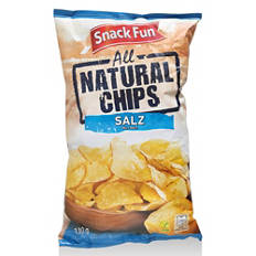 Héjában sült chips, sós, 130 g