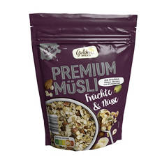 Premium Müsli 500 g, Früchte & Nüsse
