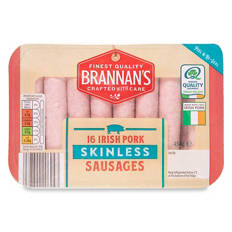 Irish Pork Skinless Sausages 16 Pack