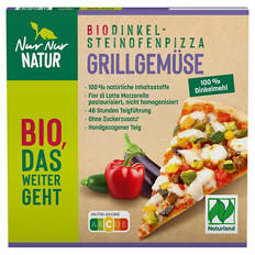 Bio-Dinkelpizza 330 g, Grillgemüse