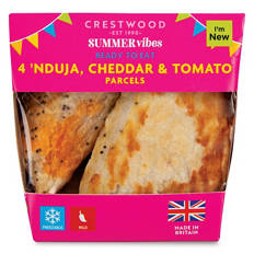 'Nduja, Cheddar & Tomato Parcels 4 Pack
