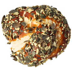 Laugenknopf mit Kürbiskernen
