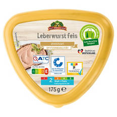 Leberwurst im Becher 175 g, Fein