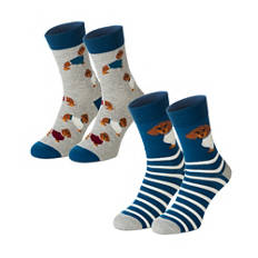 Chaussettes pour femmes ou hommes, chien, 35/38