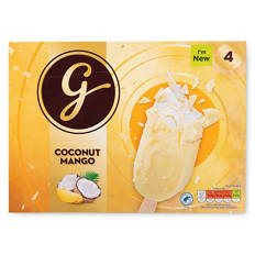 White Chocolate & Mango Ice Cream 4 Pack
