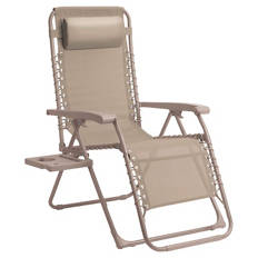 Relaxsessel, Faltbar, Taupe