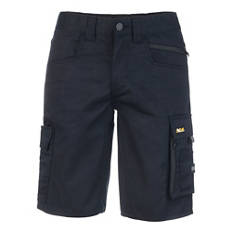 Pantaloncini da lavoro da uomo, nero, 48