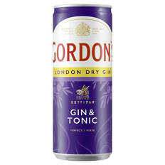 Gordon's London Dry Gin & Tonic Water 10 % vol Dose 250 ml