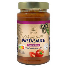 Premium Pastasaucen 400 ml, Tomate-Olive