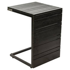 Beistelltisch in C-Form