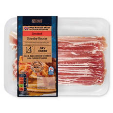 100% British Pork Dry Cured Smoked Streaky Bacon 14 Pack