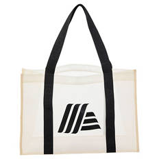 Einkaufstasche, Mesh, Beige