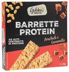 GOLDEN BRIDGE Barrette muesli arachidi e caramello