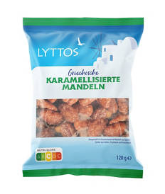 Karamellisierte Nüsse 120 g, Mandeln