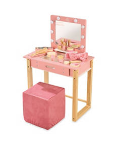 Wooden Light Up Vanity