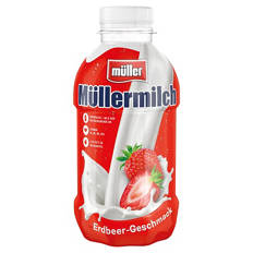 Müllermilch 400 ml, Erdbeere/Strawberry