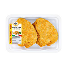 Cotolette di pollo con spinaci XXL
