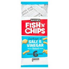 Salt & Vinegar Crisps 6 Pack