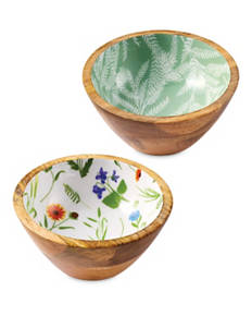 Wooden Snack Bowl