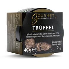 Trüffel im Glas, gehobelt