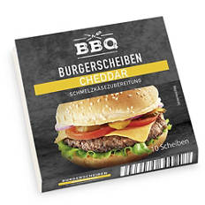 Cheddar Burgerscheiben