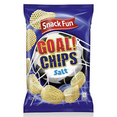 Rácsos chips, sós, 125 g
