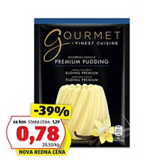 Premium puding, burbonska vanilija