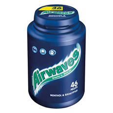 Airwaves Menthol & Eucalyptus Sugarfree Chewing Gum