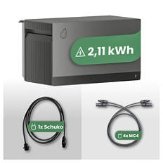Balkonkraftwerkspeicher 2,11 kWh