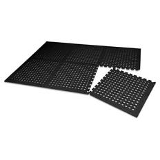 Mehrzweckbodenmatten, Schwarz, mit Löchern