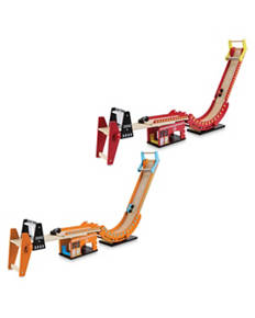 Wooden Downhill Racetrack