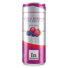 Mixed Fruit Cider Cocktail Cans