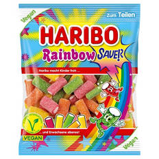 Fruchtgummi 160 g, Regenbogen sauer