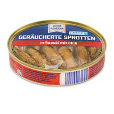 Geräucherte Sprotten, Chili