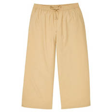 Damen Popeline-Hose, Beige, S 36/38