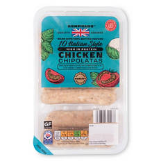 Italian Style Chicken Chipolatas 10 Pack
