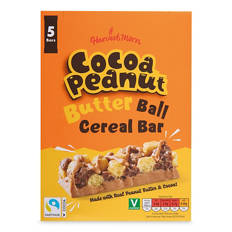 Cocoa Peanut Butter Ball Cereal Bar 5 Pack