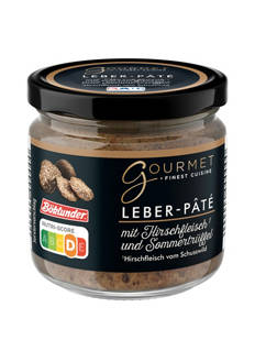 Leber Paté 130 g, Hirsch Trüffel