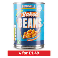 Baked Beans in a Rich Tomato Sauce